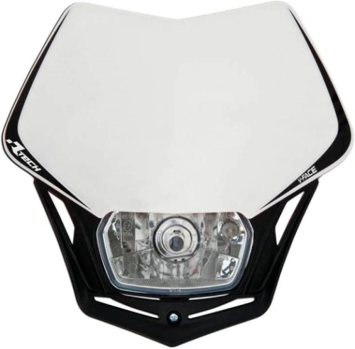 UNI predná maska vrátane svetla V-Face, perách (bielo-čierna) M400-456