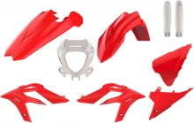 Sada plastů POLISPORT enduro Red/White 91059