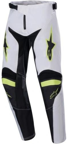 Kalhoty RACER LUCENT, ALPINESTARS, dětské (bílá/černá/žlutá fluo) 2024