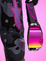 Brýle SUPERTECH limitované edice LONE, ALPINESTARS (fialová camo, zrcadlové růžové plexi) 2026 (9)
