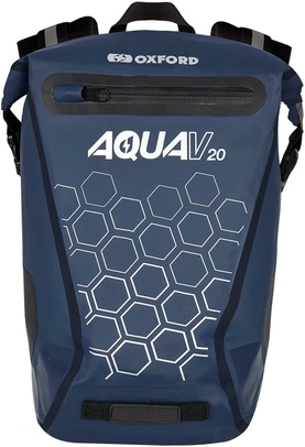 Vodotesný batoh AQUA V20, OXFORD (tmavá modrá, objem 20 L)