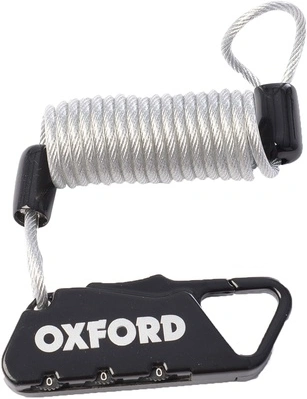 Zámok Oxford Pocket Lock - číry plášť, dĺžka 0,9m, priemer 2,2mm