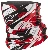 Šatka blurred NECK TUBE, ALPINESTARS (čierna / biela / červená)