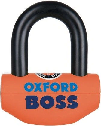 Zámok U profil Boss, OXFORD - Anglicko (oranžový / čierny, priemer čapu 12,7 mm)