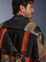 Bunda HALO PRO DRYSTAR XF, ALPINESTARS (světle hnědá/tmavě oranžová/černá) 2026 (9)
