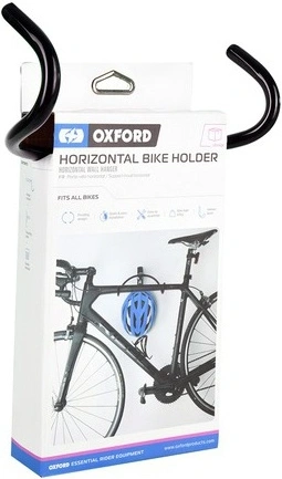 Stojan BIKE HOLDER na horizontálne zavesenie kolesa a prilby stenový, OXFORD