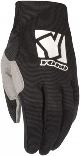 Motocrossové rukavice YOKO SCRAMBLE čierny / biely