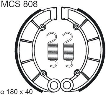 Brzdové čeľuste MCS 808