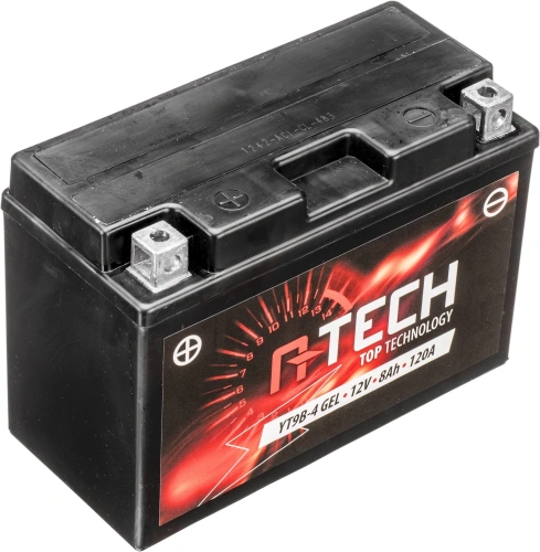 Batéria 12V, YT9B-4 GEL, 8Ah, 120A, bezúdržbová GEL technológia 150x68x105, A-TECH (aktivovaná vo výrobe) M310-261
