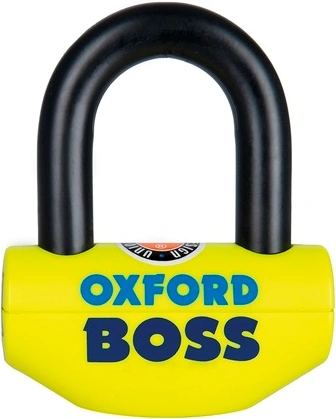Zámok U profil Boss, OXFORD - Anglicko (žltý / čierny, priemer čapu 12,7 mm)