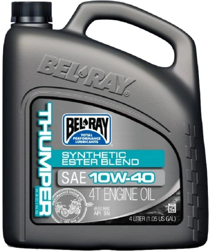 Motorový olej thumper RACING SYNTHETIC ESTER BLEND 4T 10W-40 4 l