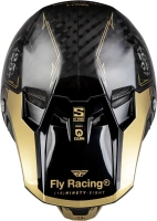Přilba FORMULA S CARBON, FLY RACING - USA (černá/zlatá) (2)