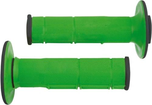 Gripy Racing (dvojvrstvové, mäkké), perách (zeleno-čierne, pár, dĺžka 116 mm) M003-63