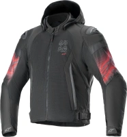 Bunda ZACA AIR VENOM WATERPROOF, ALPINESTARS (černá/červená fluo) 2024