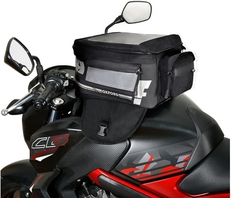 Tankbag na motocykel F1 Magnetic, OXFORD - Anglicko (čierny, objem 35l)