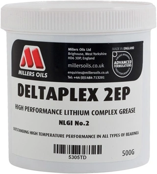 MILLERS OILS Deltaplex 2EP - odolné mazivo na všeobecné použitie vrátane ložísk kolies 500 g