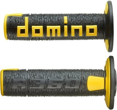 Gripy (offroad) dĺžka 120 mm, DOMINO (čierno-žlté) M018-189