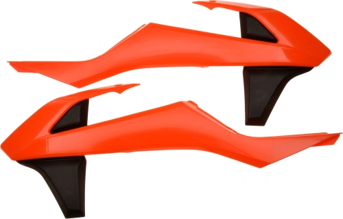 Spoilery chladiča KTM, RTECH (oranžovo-čierne, pár) M400-713