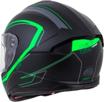 Prilba Integral GT 2.0 Reptyl, CASSIDA (čierna / zelená / biela) balenie vr. Pinlock fólie (4)