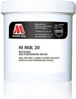 MILLERS OILS Hi Moly Grease 20 - vazelína na báze lítiového mydla a molybdén disulfidu, na hriadele 500 g