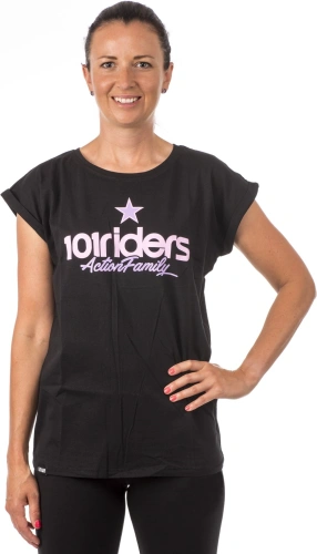 Tričko STAR TEE, 101 RIDERS dámske (čierna, veľ. XS)