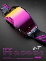 Brýle SUPERTECH limitované edice LONE, ALPINESTARS (fialová camo, zrcadlové růžové plexi) 2026 (15)