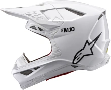 Přilba SUPERTECH S-M10 SOLID, ALPINESTARS (bílá) (1)