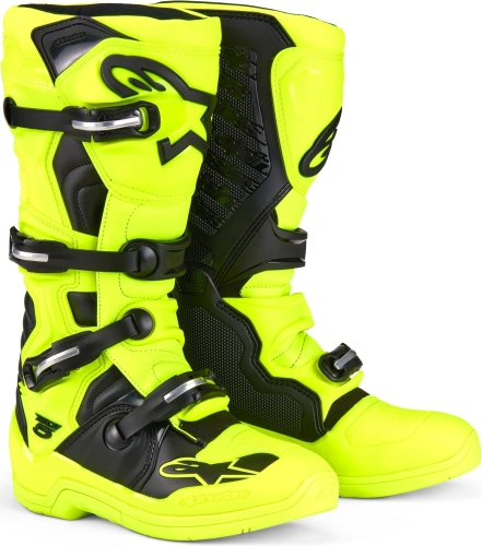 Boty TECH 5, ALPINESTARS (žlutá fluo/černá) 2025