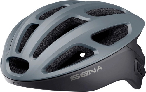 Cyklo prilba s headsetom R1, SENA (matná šedá)