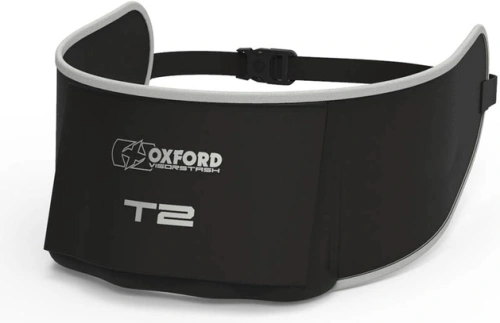 Vak na plexi VisorStash T2 Deluxe polstrovaný s vreckom, OXFORD (čierny / sivý)