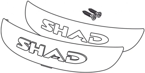 Reflexné prvky SHAD D1B26CAR priehľadný pre SH26