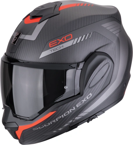 SCORPION EXO-TECH EVO CARBON COSY matná černo/červená