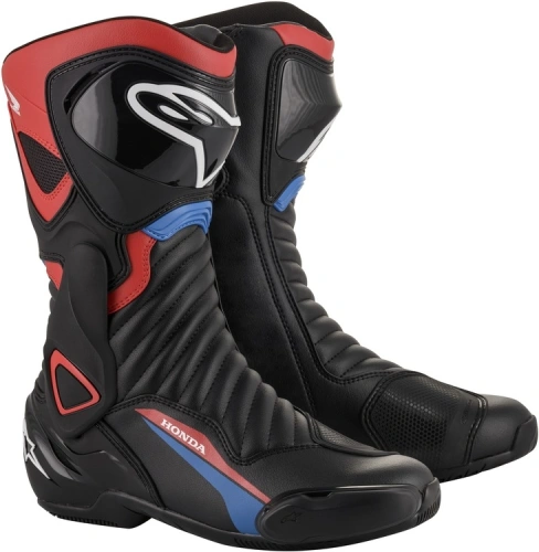 Topánky S-MX 6 HONDA kolekcie, ALPINESTARS (čierna / červená / modrá / biela)