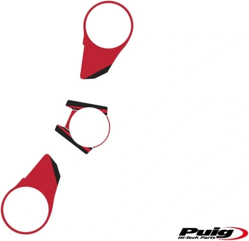 Ochranné nálepky na "okuliare" PUIG RADIKAL 9172R červená