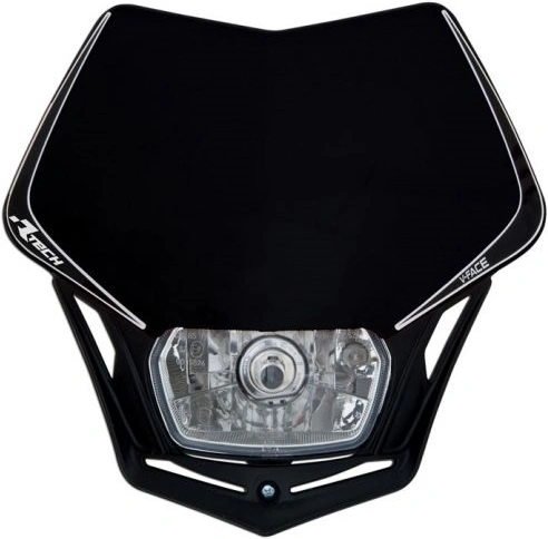 UNI predná maska vrátane svetla V-Face, perách (čierna) M400-457