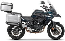 Kompletní sada hliníkových kufrů SHAD TERRA, 55L topcase 36L/47L boční kufry, včetně montážní sady a plotny SHAD Benelli TRK 502 X 2022 -