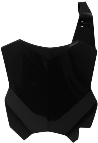 Čelné číselná tabuľka Kawasaki, perách (čierna) M400-732