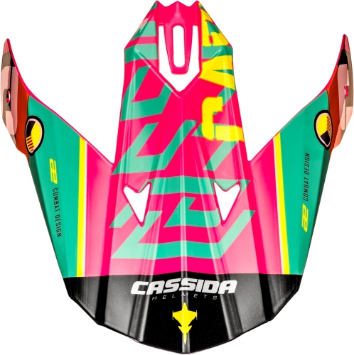 Šilt pre prilby Cross Cup Sonic Junior, CASSIDA, destká (multicolor)