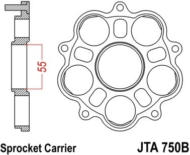 Unášač rozety JTA 750B