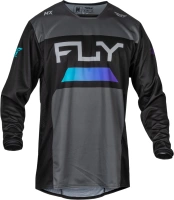 Dres KINETIC RELOAD, FLY RACING - USA (šedá/černá/modrá, vel. M)