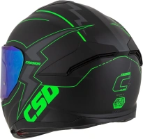 Prilba Integral GT 2.1 Flash, CASSIDA (čierna matná/zelená fluo/tmavo šedá) plexi s prípravou pre Pinlock (6)