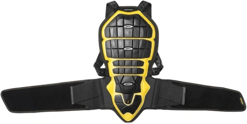 Špičkový pánsky chrbticový chránič na motorku SPIDI Back Warrior v. 170/180 - čierny / žltý