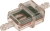 Palivový filter hranatý s kovovým sitkom, Q-TECH (pre vnútorný priemer hadice 5-6 mm) M202-228