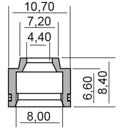 Gufero RMS 100669290 valve stem RMS.100669290