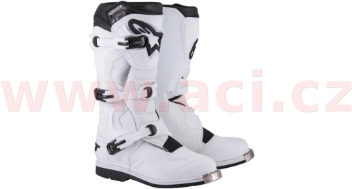 Pevné enduro topánky Tech 1, ALPINESTARS - Taliansko (biele)