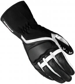 Dámske kožené motocyklové rukavice SPIDI Grip 2 - čierne / biele
