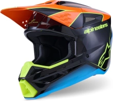 Přilba S-M3 FRAY, ALPINESTARS (černá/oranžová fluo/žlutá fluo/tyrkysová) 2026 Přilba S-M3 FRAY, ALPINESTARS (černá/oranžová fluo/žlutá fluo/tyrkysová) 2026