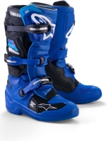 Boty TECH 7 S YAMAHA kolekce, ALPINESTARS, dětské (modrá/bílá/černá) 2026