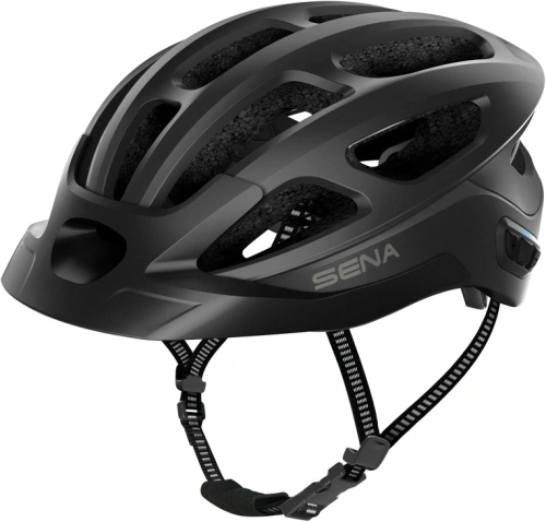 Cyklo prilba s headsetom R1 EVO, SENA (matná čierna, veľ. M)