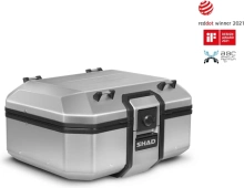 Kompletní sada sedlových brašen SHAD TERRA TR40 a hliníkového 37L topcase, včetně montážní sady SHAD Harley Davidson Pan America 1250 (1)